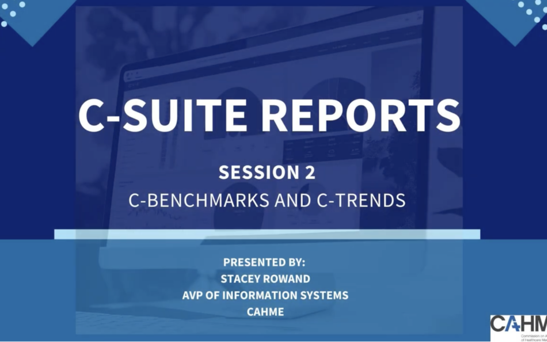 C-Suite Webinar: C-Benchmarks & C-Trends